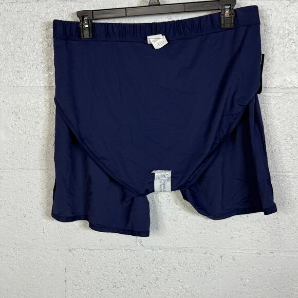 Island Escape Plus Size Swim Shorts Navy 24W - Picture 5 of 6